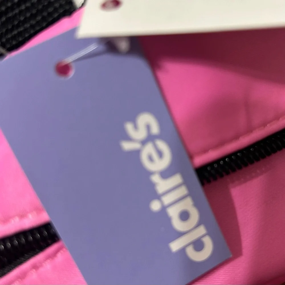 Claire’s Mini Backpack Purse Initial “M” Pink 11” NWT